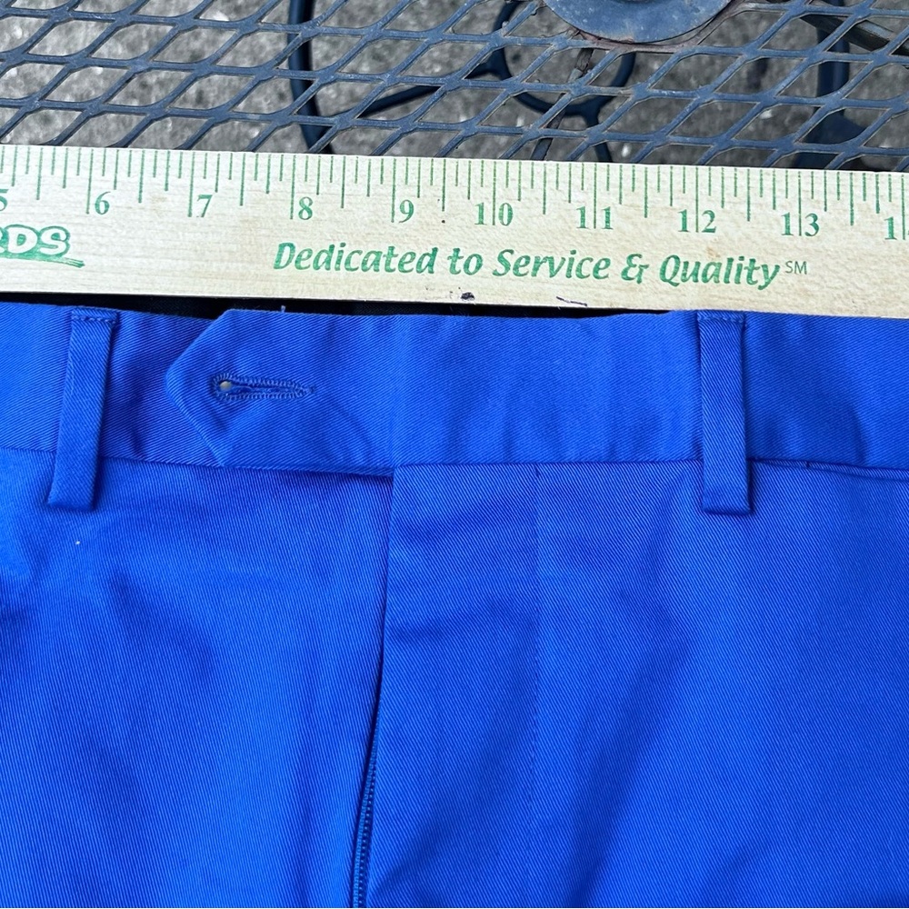 Prada Royal Blue Flat Front chinos
